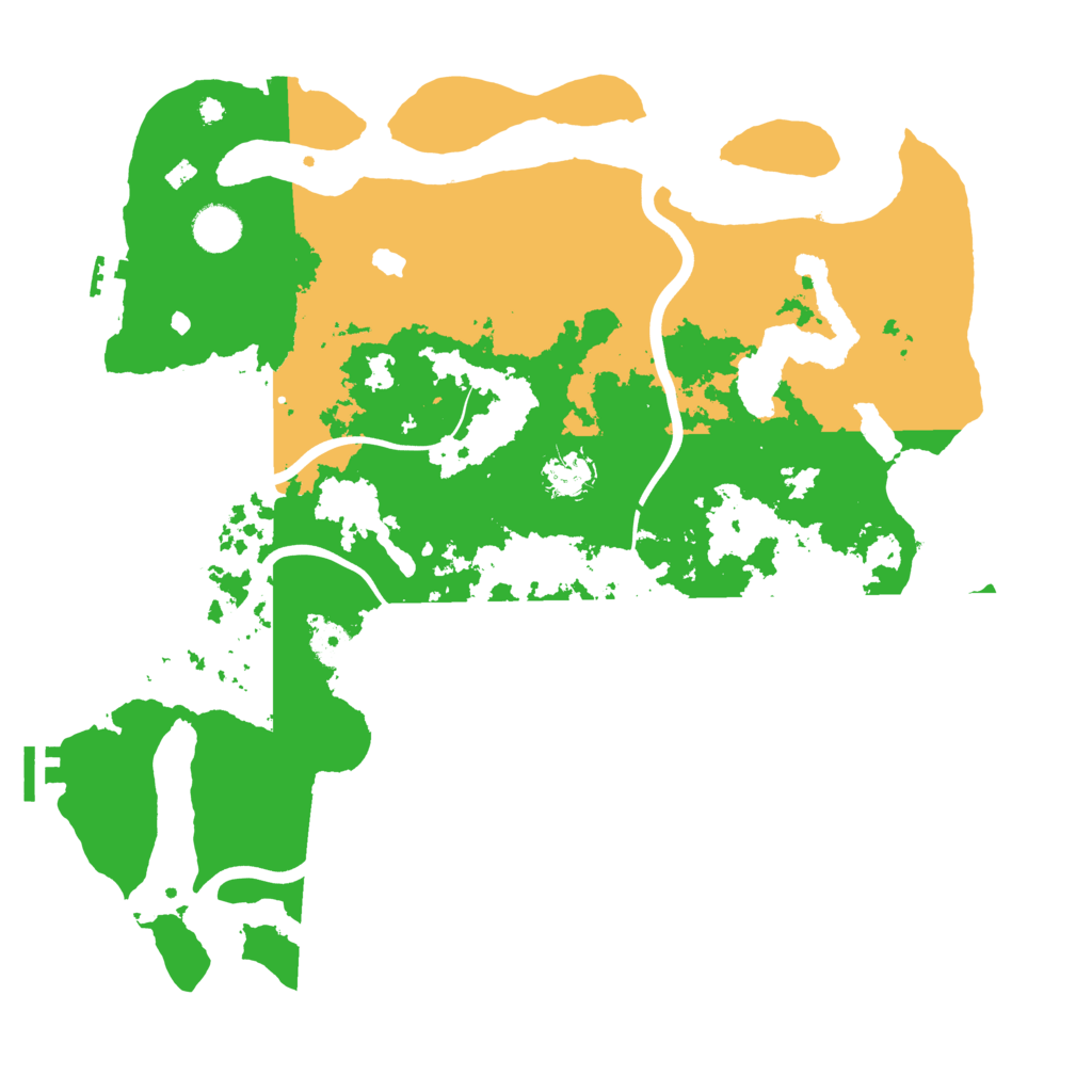 Biome Rust Map: Procedural Map, Size: 4000, Seed: 1646582494