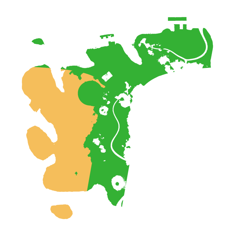 Biome Rust Map: Procedural Map, Size: 2700, Seed: 291423087