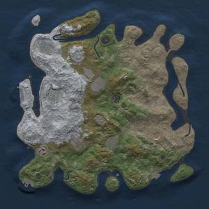 Thumbnail Rust Map: Procedural Map, Size: 3750, Seed: 93742787, 18 Monuments