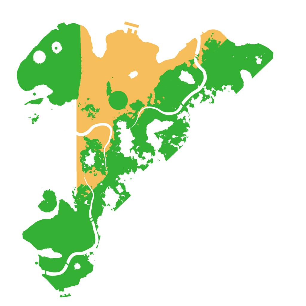 Biome Rust Map: Procedural Map, Size: 4250, Seed: 5464