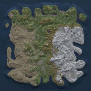 Thumbnail Rust Map: Procedural Map, Size: 4250, Seed: 1007915862, 19 Monuments