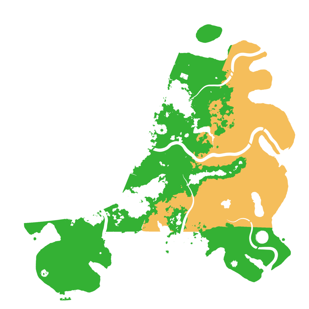 Biome Rust Map: Procedural Map, Size: 4250, Seed: 1894048731