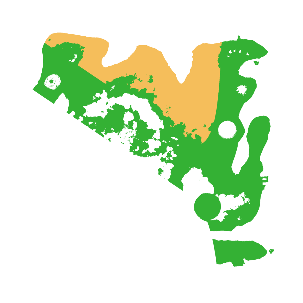 Biome Rust Map: Procedural Map, Size: 3000, Seed: 12220