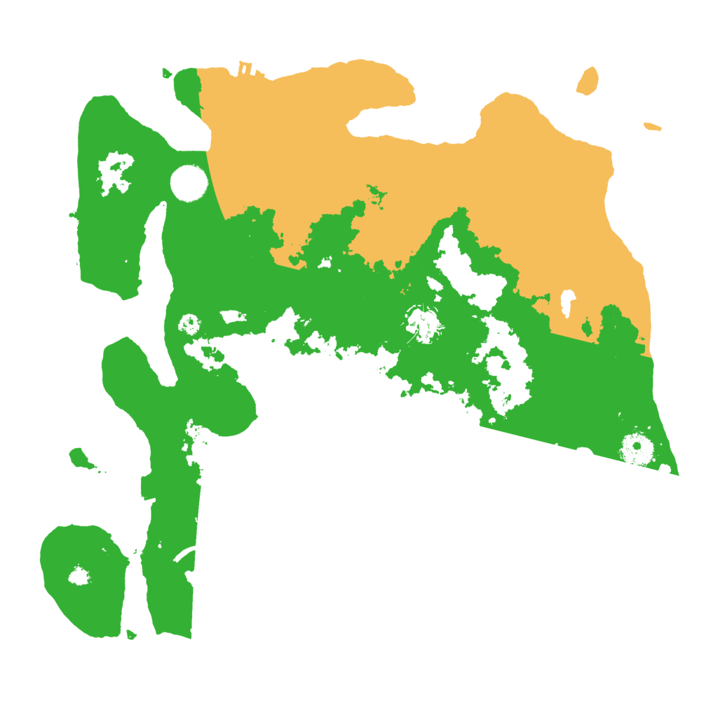 Biome Rust Map: Procedural Map, Size: 3500, Seed: 438737341