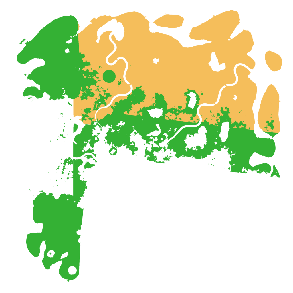 Biome Rust Map: Procedural Map, Size: 6000, Seed: 1171180597