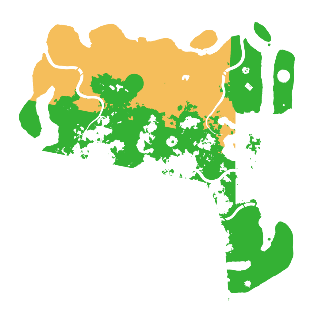 Biome Rust Map: Procedural Map, Size: 4400, Seed: 17423393