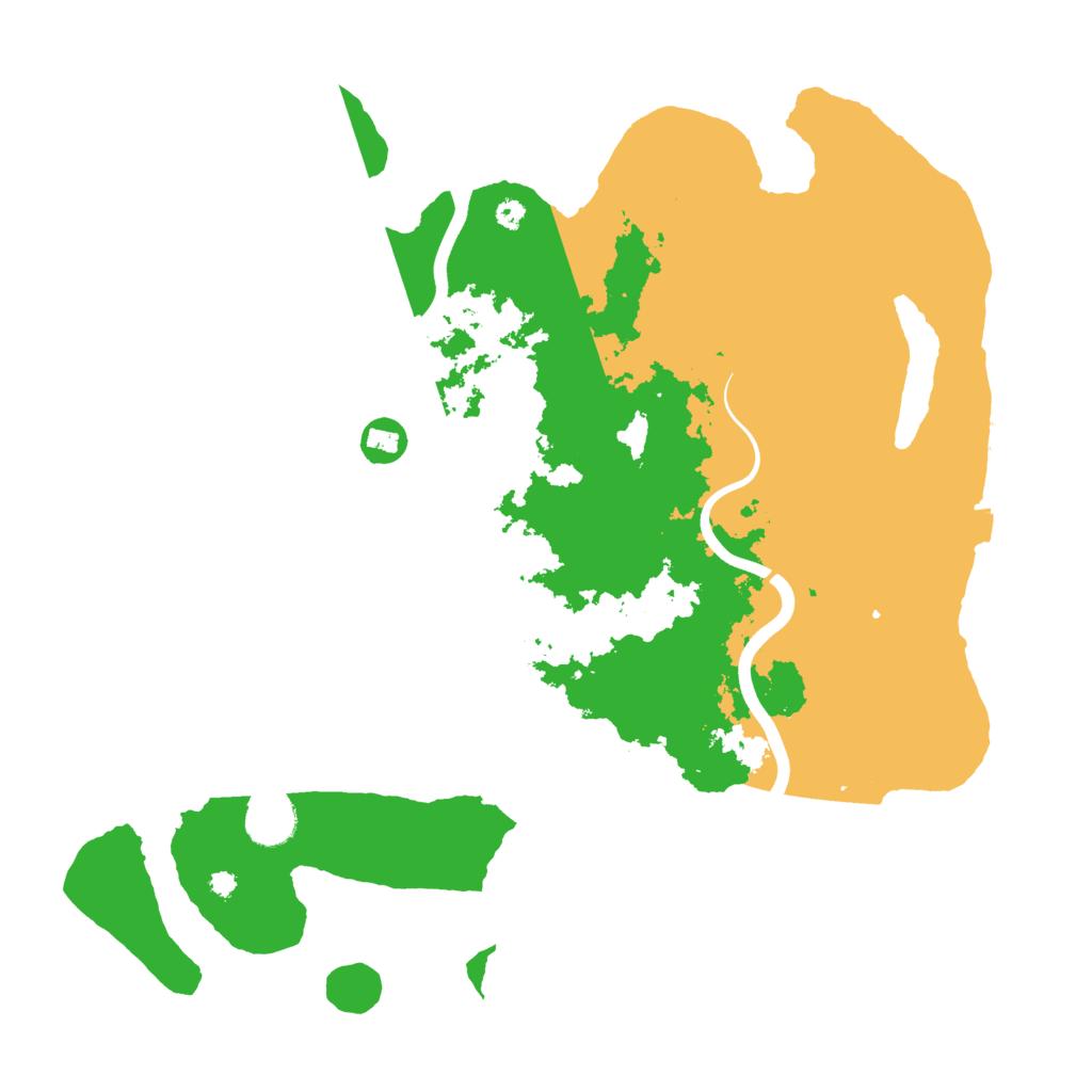 Biome Rust Map: Procedural Map, Size: 3800, Seed: 57382872
