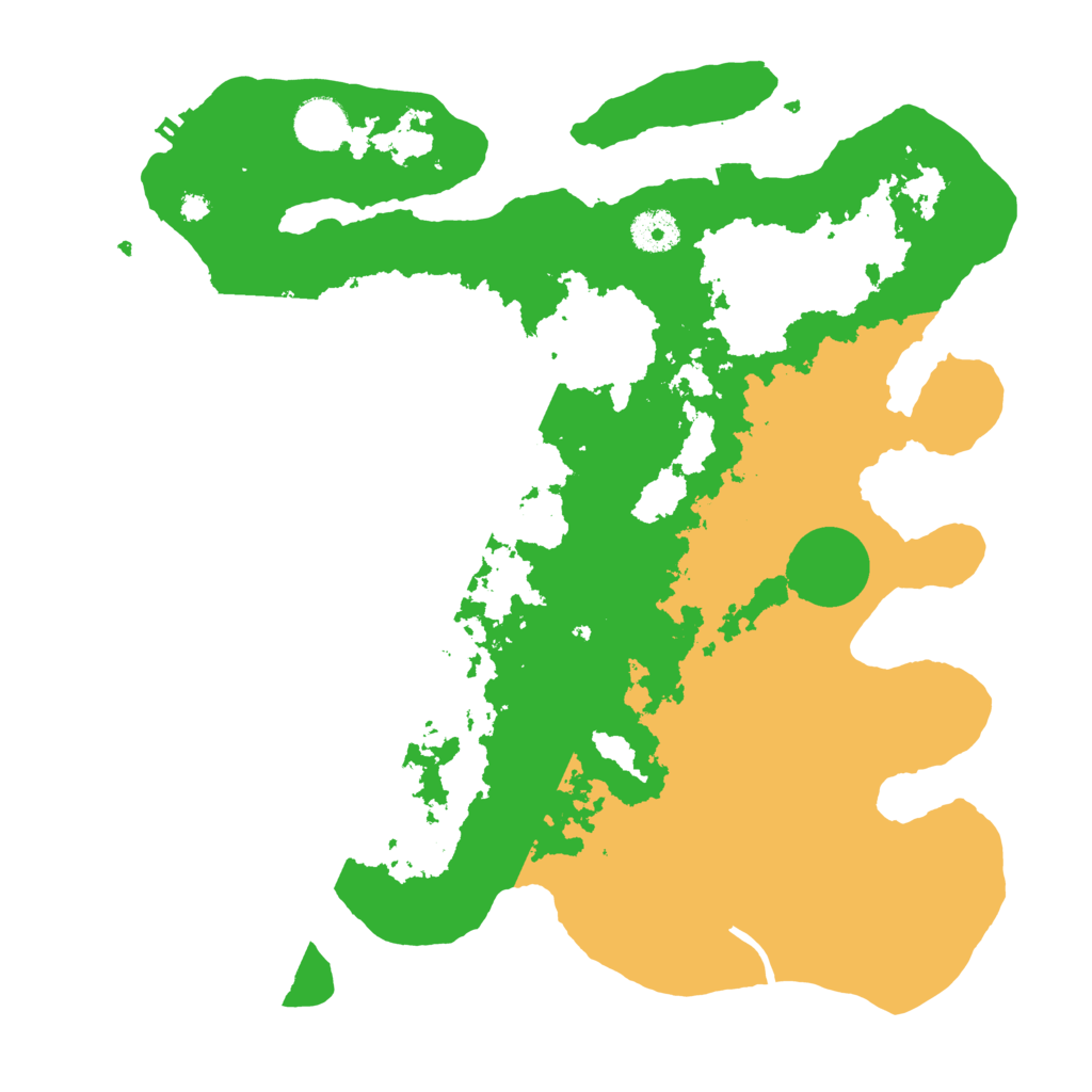 Biome Rust Map: Procedural Map, Size: 3600, Seed: 72944710