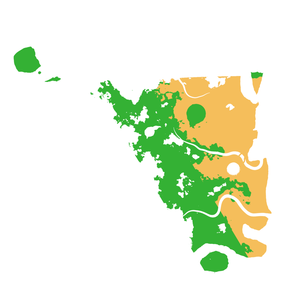 Biome Rust Map: Procedural Map, Size: 4100, Seed: 89226101