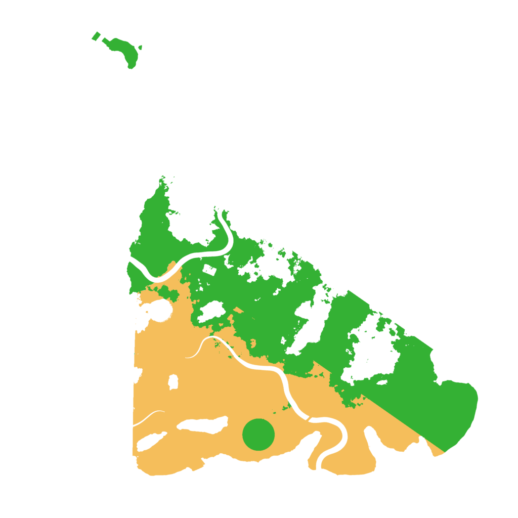 Biome Rust Map: Procedural Map, Size: 4250, Seed: 964551220