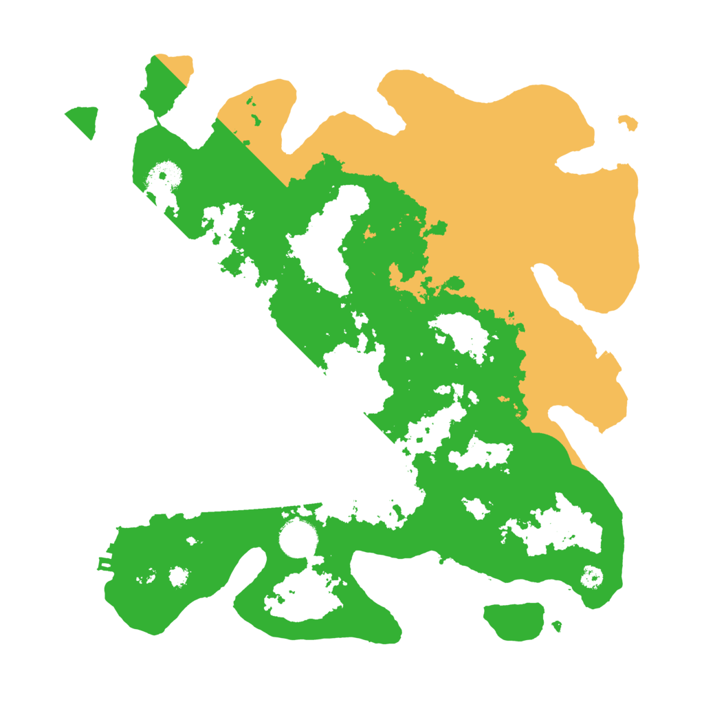 Biome Rust Map: Procedural Map, Size: 3250, Seed: 1105236518
