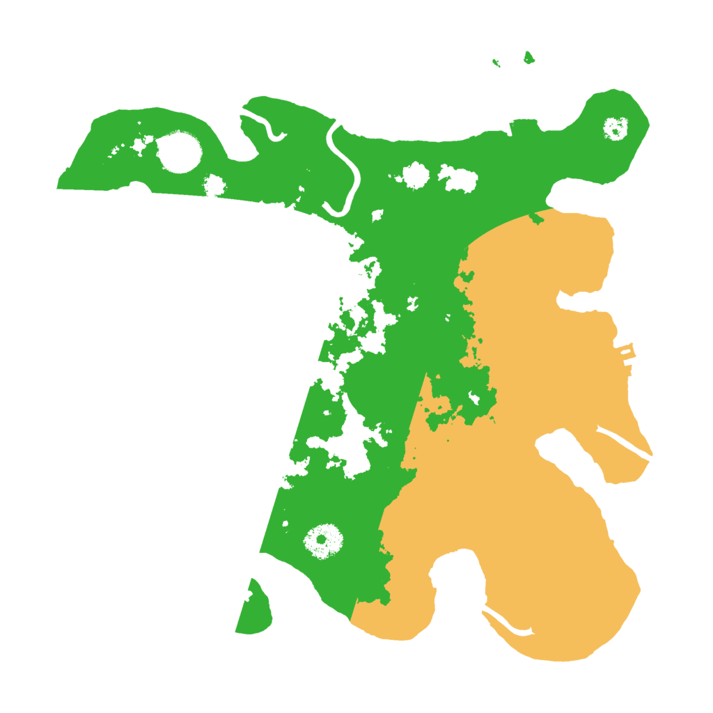 Biome Rust Map: Procedural Map, Size: 3000, Seed: 877622416