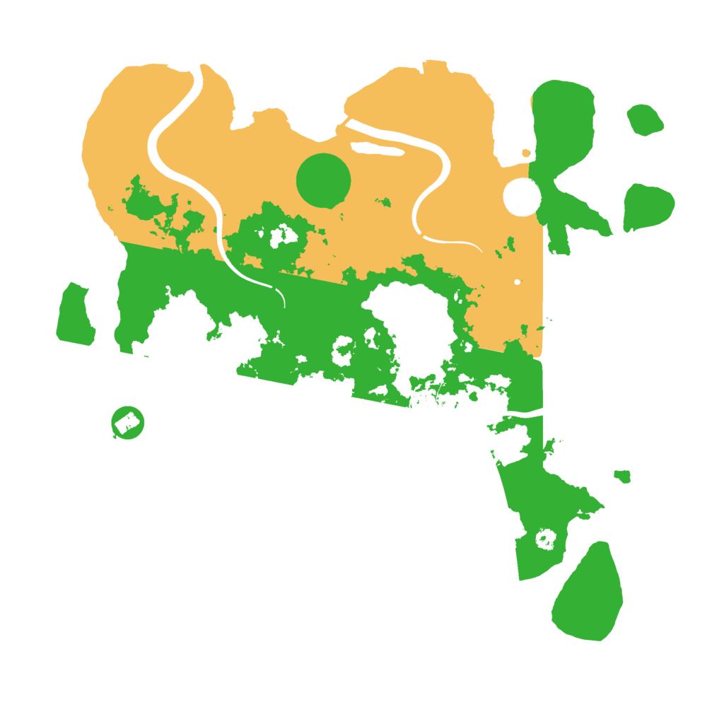 Biome Rust Map: Procedural Map, Size: 3500, Seed: 684200948