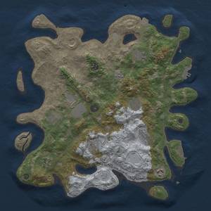 Thumbnail Rust Map: Procedural Map, Size: 3750, Seed: 629163497, 19 Monuments