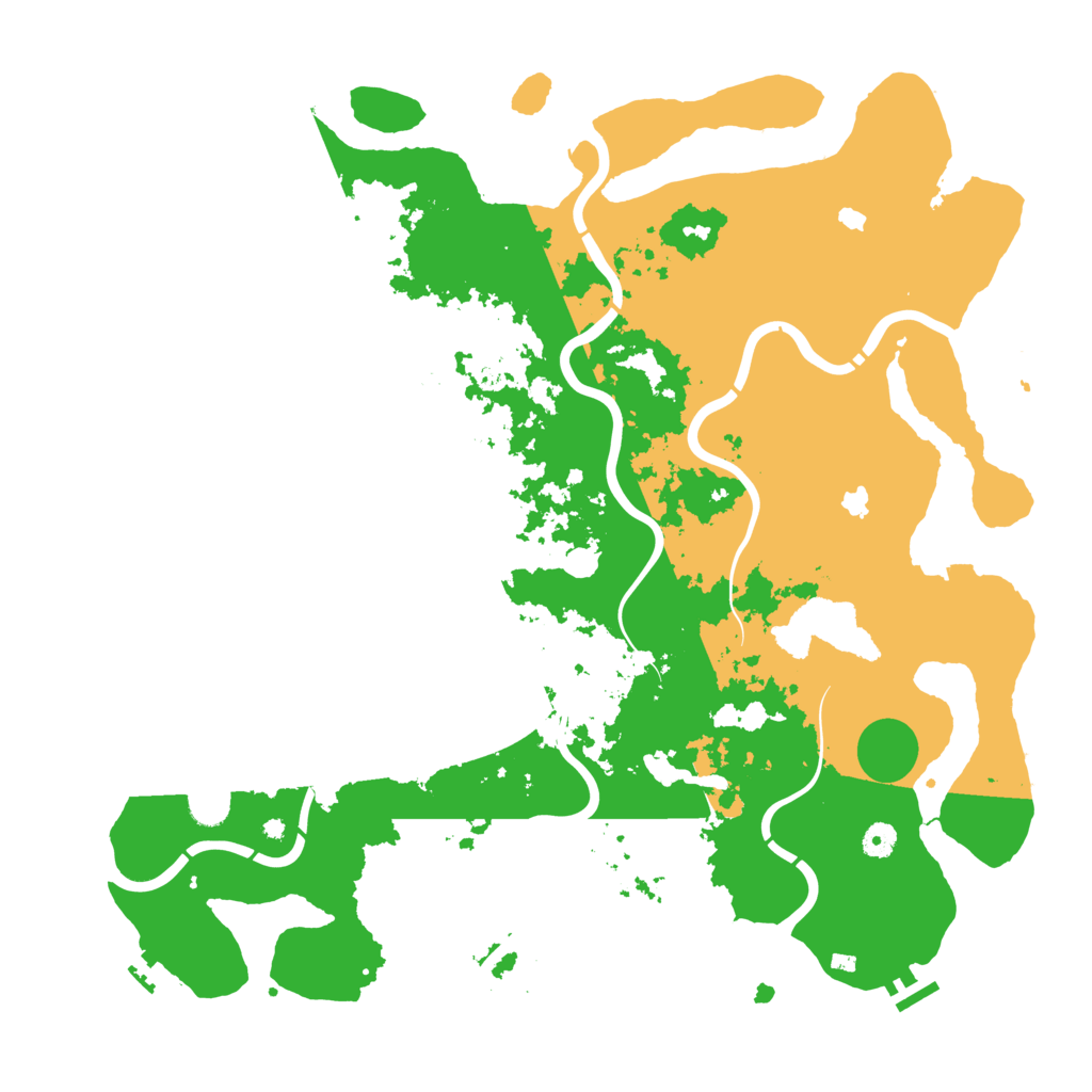 Biome Rust Map: Procedural Map, Size: 4750, Seed: 13143756