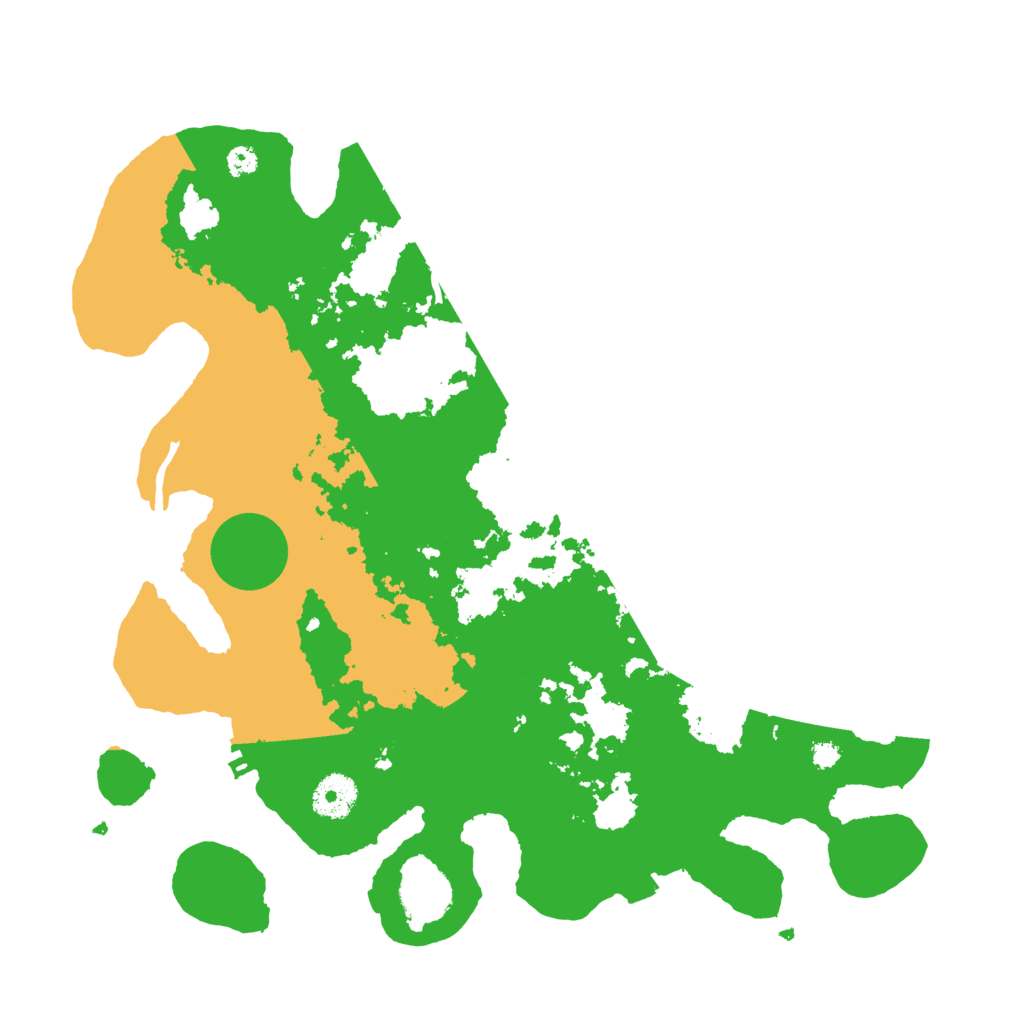 Biome Rust Map: Procedural Map, Size: 3500, Seed: 323067379