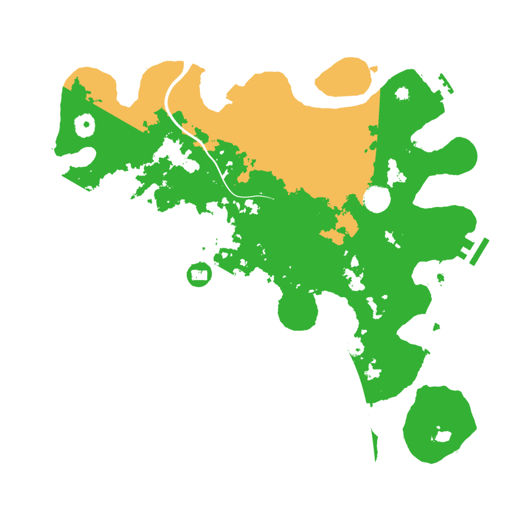 Biome Rust Map: Procedural Map, Size: 3500, Seed: 1538649846