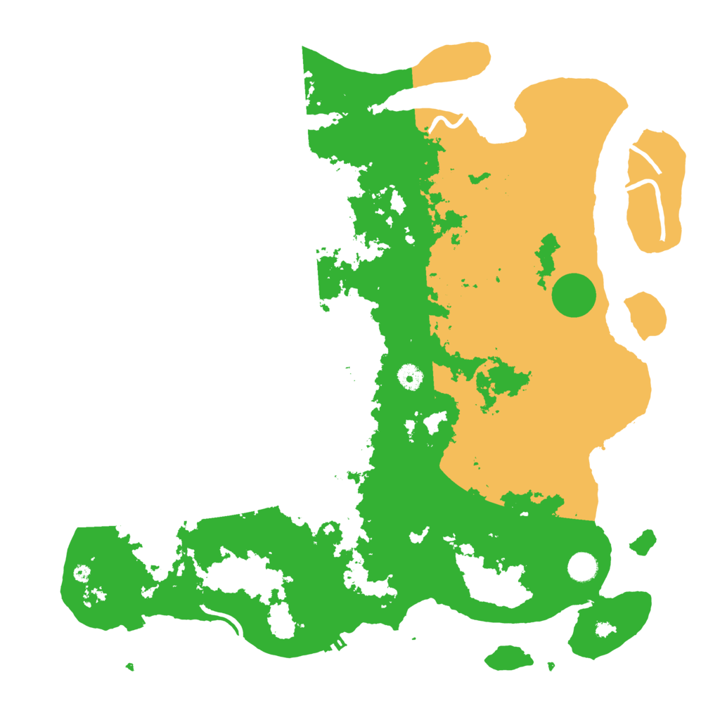 Biome Rust Map: Procedural Map, Size: 4300, Seed: 106