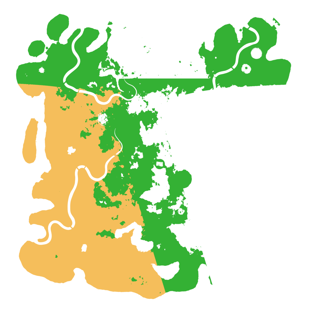 Biome Rust Map: Procedural Map, Size: 5000, Seed: 5486957