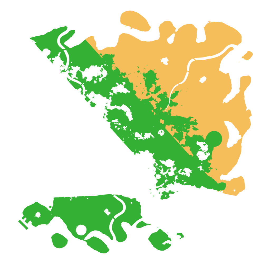 Biome Rust Map: Procedural Map, Size: 4500, Seed: 89727