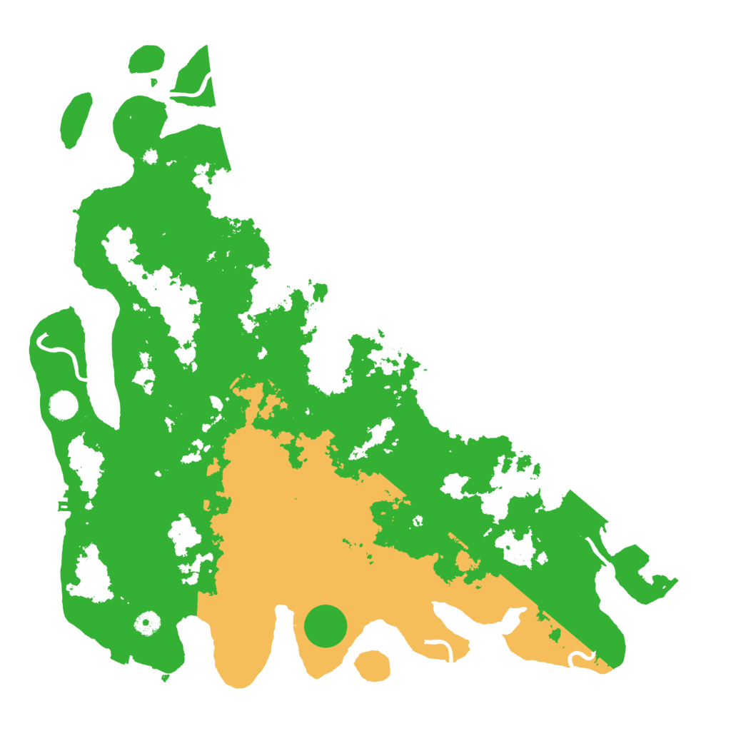 Biome Rust Map: Procedural Map, Size: 4500, Seed: 291669666