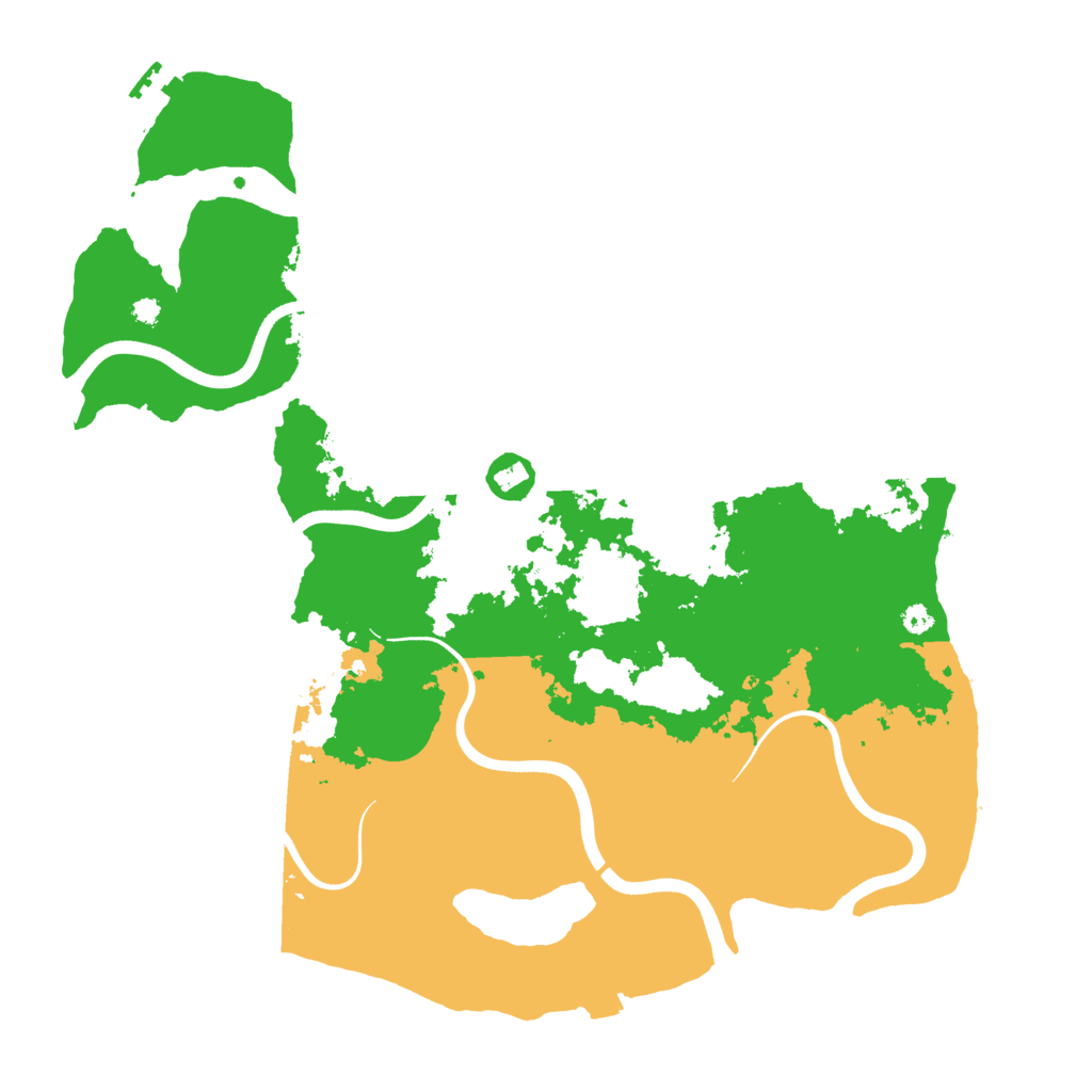 Biome Rust Map: Procedural Map, Size: 3750, Seed: 4075496