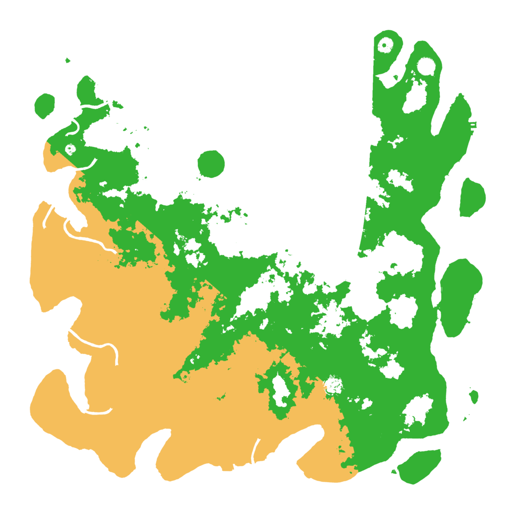 Biome Rust Map: Procedural Map, Size: 5000, Seed: 84265135