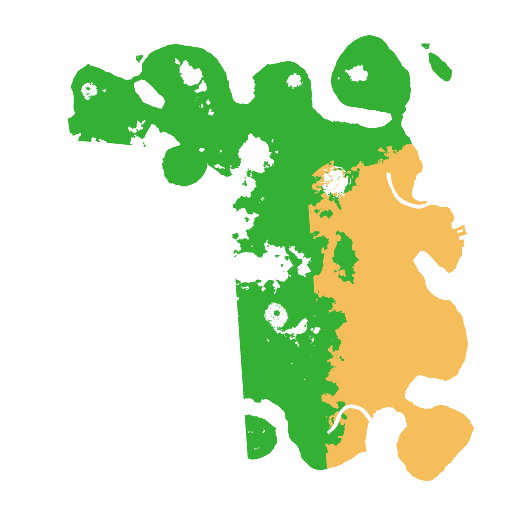 Biome Rust Map: Procedural Map, Size: 3350, Seed: 100