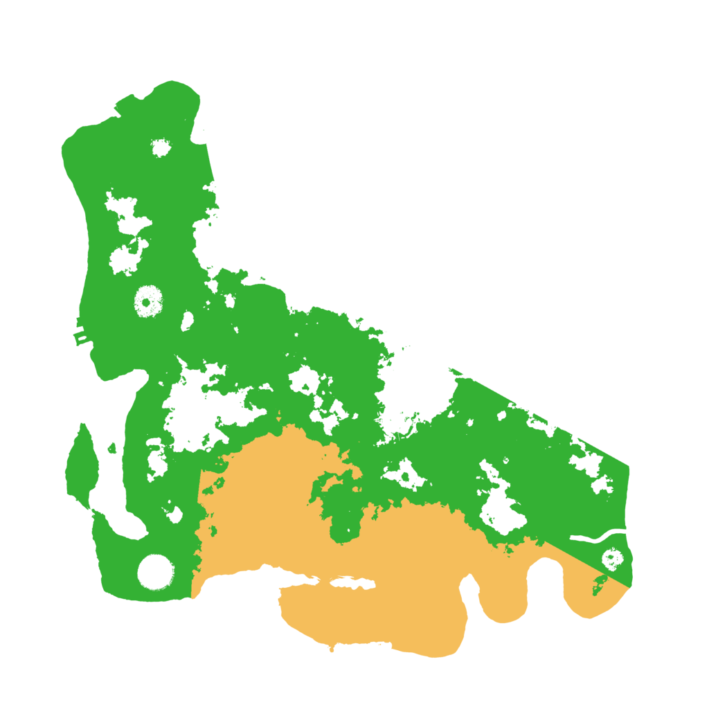 Biome Rust Map: Procedural Map, Size: 3500, Seed: 379030308