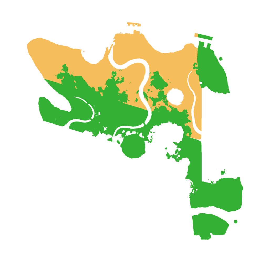 Biome Rust Map: Procedural Map, Size: 3000, Seed: 513057778