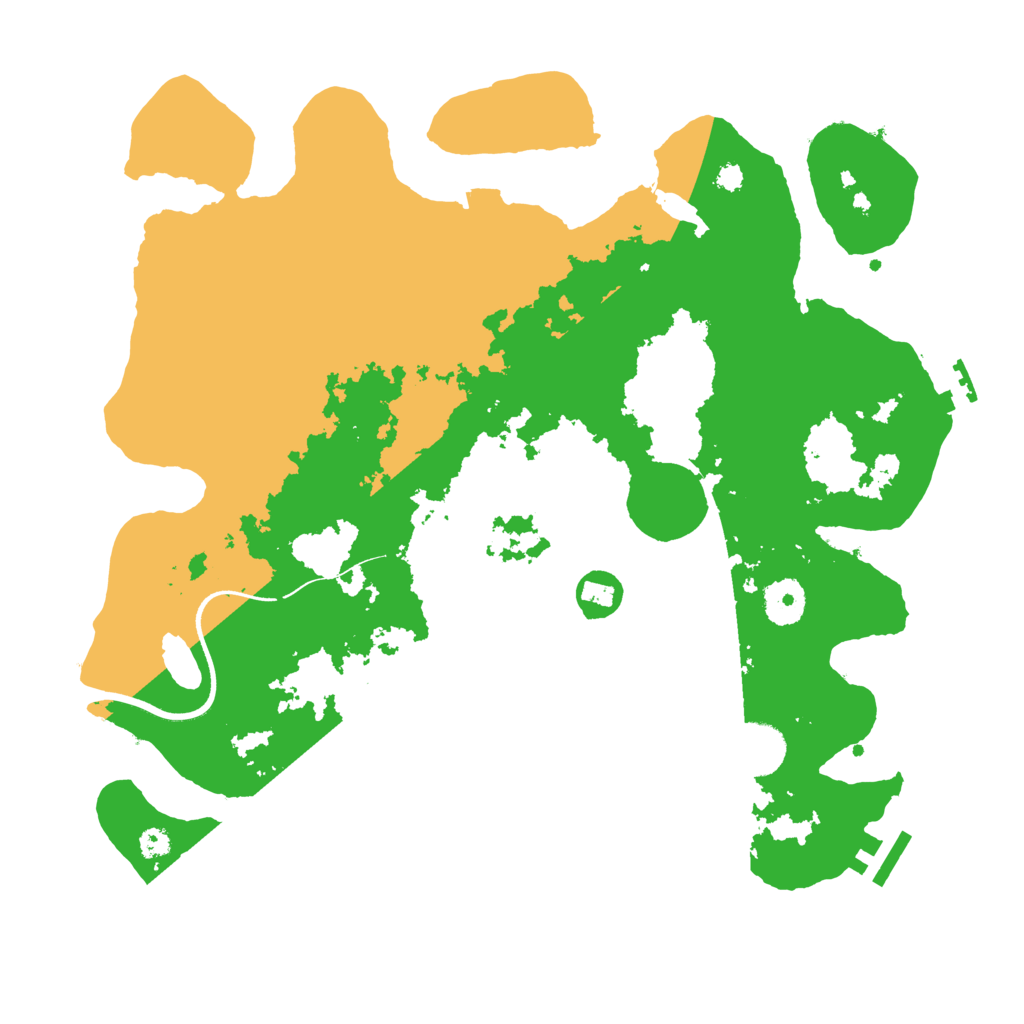 Biome Rust Map: Procedural Map, Size: 3500, Seed: 1139920519