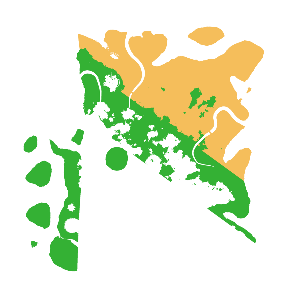 Biome Rust Map: Procedural Map, Size: 3500, Seed: 760067109
