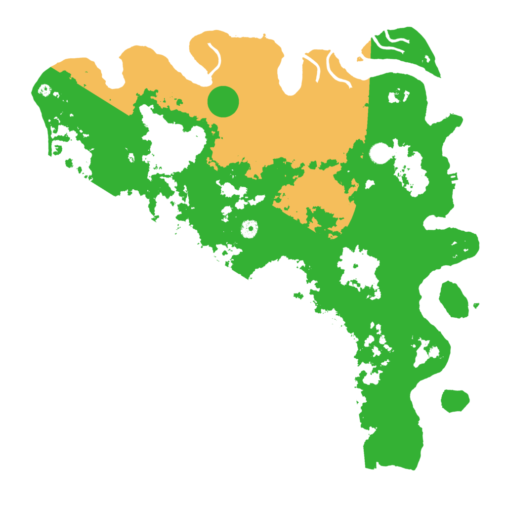 Biome Rust Map: Procedural Map, Size: 4250, Seed: 607130499