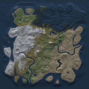 Thumbnail Rust Map: Procedural Map, Size: 4250, Seed: 1415211486, 15 Monuments