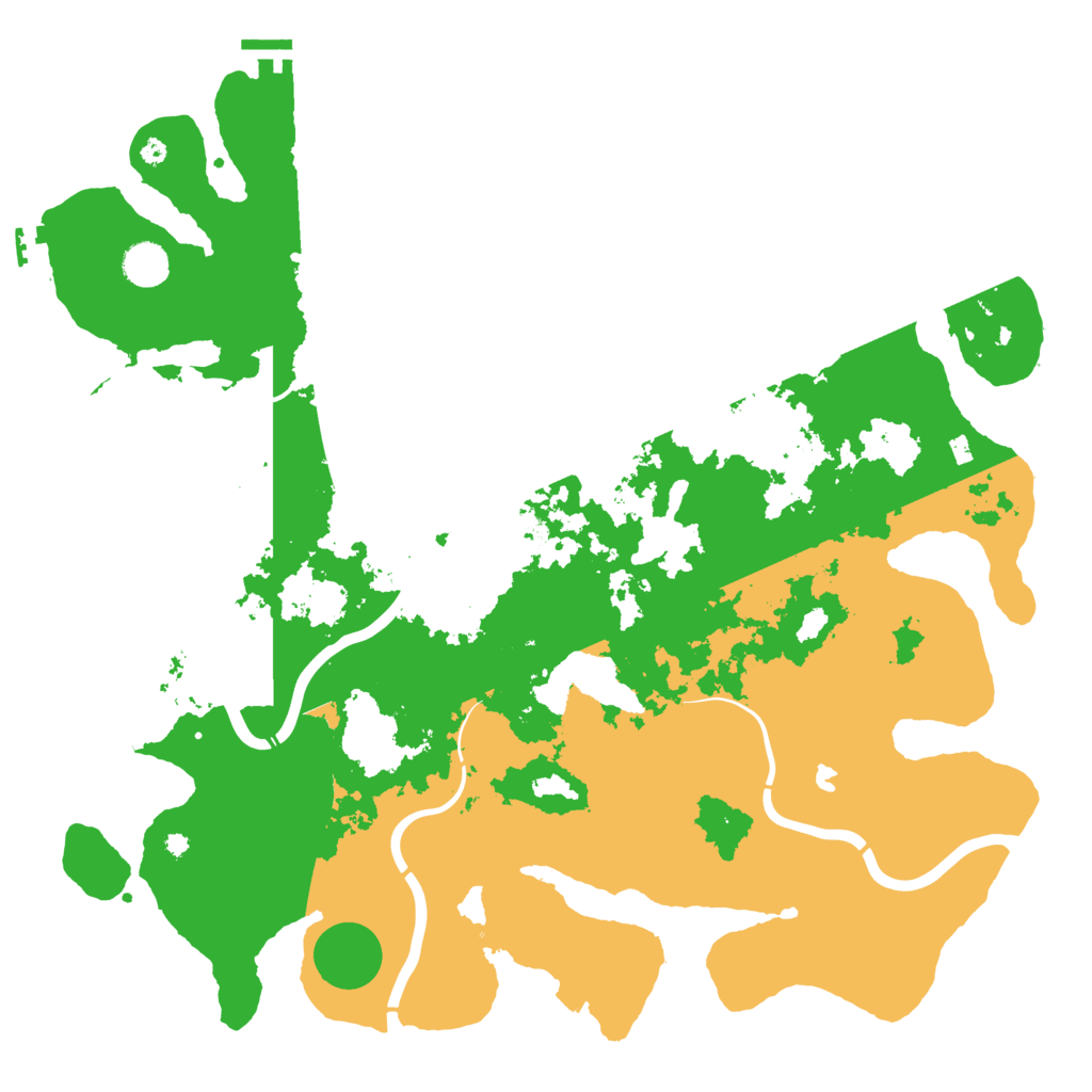 Biome Rust Map: Procedural Map, Size: 4300, Seed: 40001