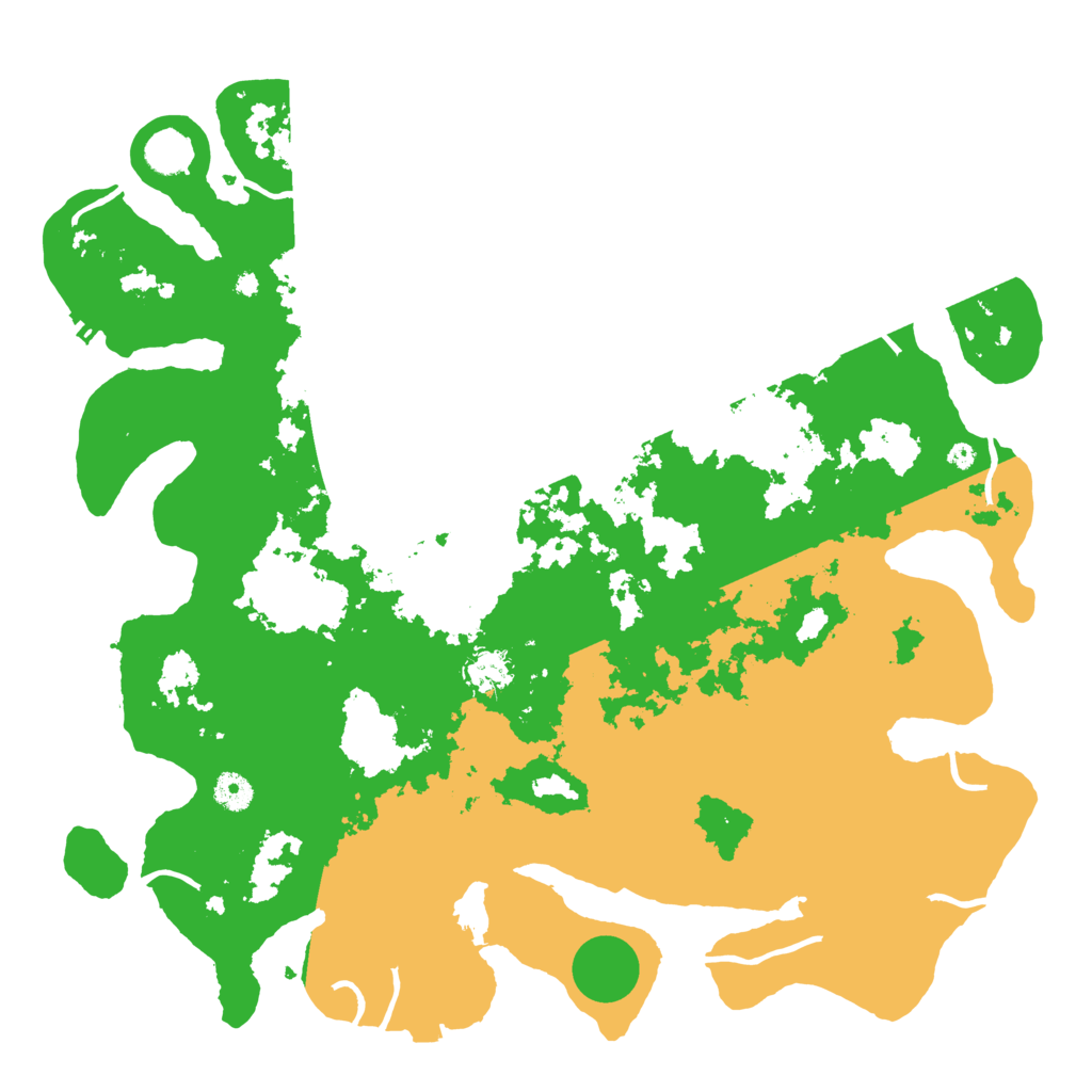 Biome Rust Map: Procedural Map, Size: 4300, Seed: 40001