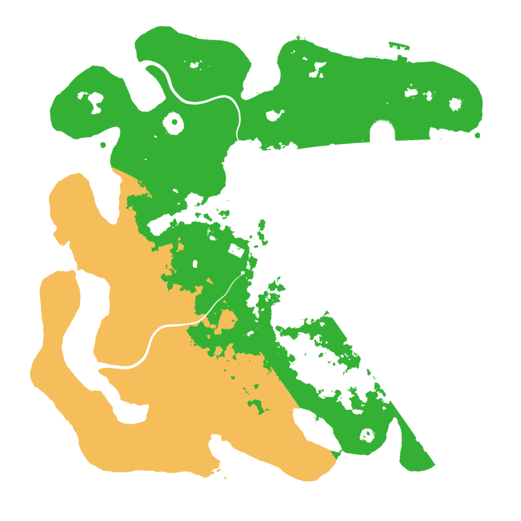 Biome Rust Map: Procedural Map, Size: 3700, Seed: 2125131553