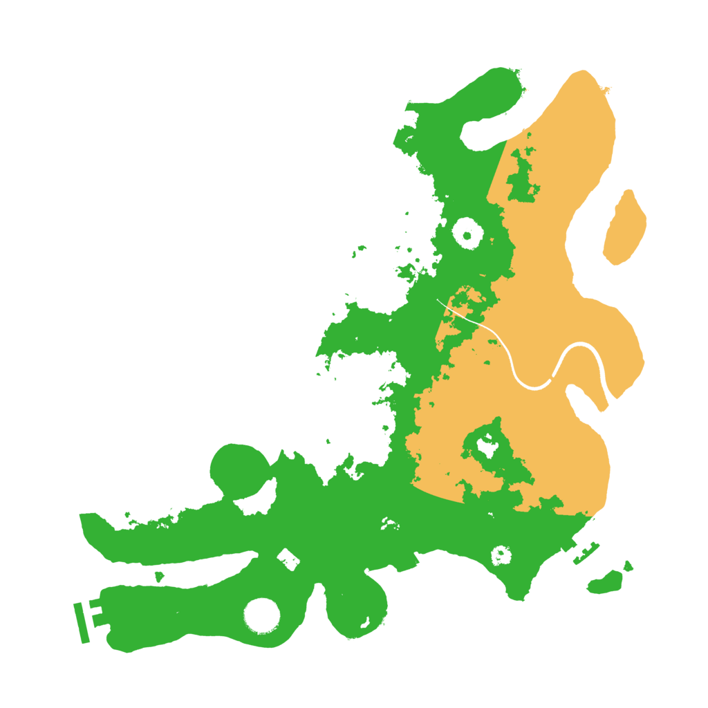 Biome Rust Map: Procedural Map, Size: 3500, Seed: 720478613
