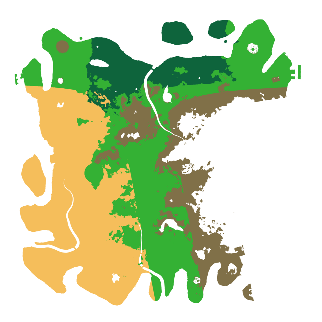 Biome Rust Map: Procedural Map, Size: 4500, Seed: 427617663