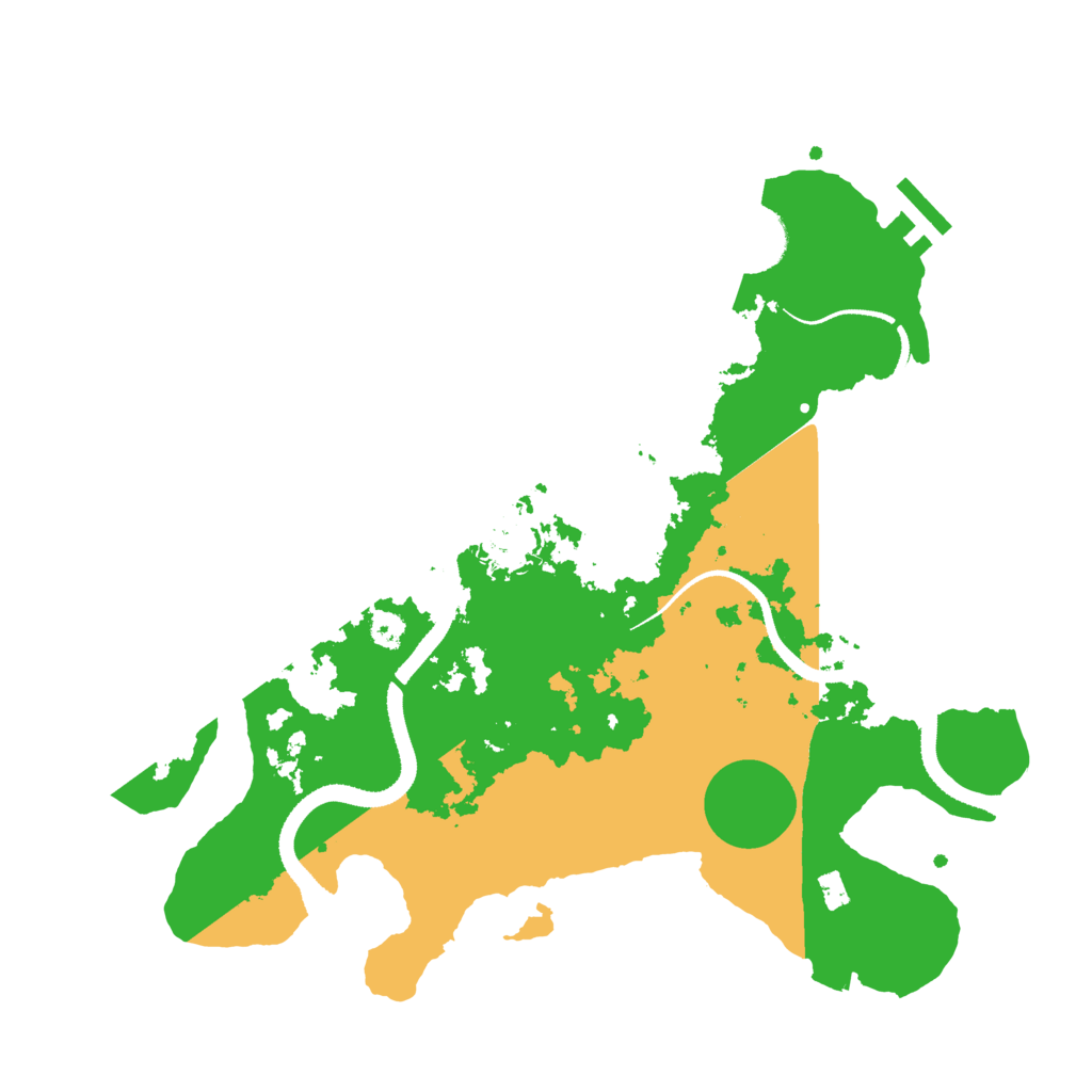 Biome Rust Map: Procedural Map, Size: 3250, Seed: 1591172543