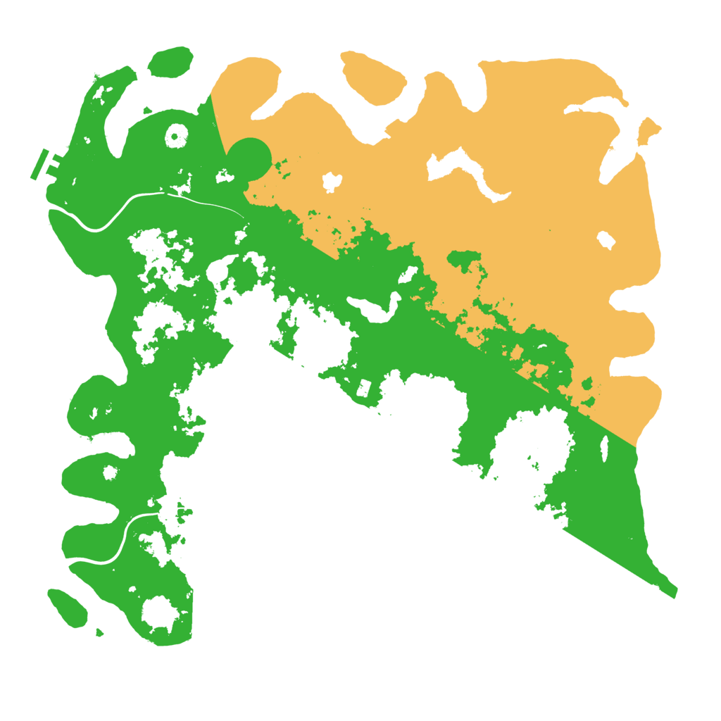 Biome Rust Map: Procedural Map, Size: 4500, Seed: 1735249660