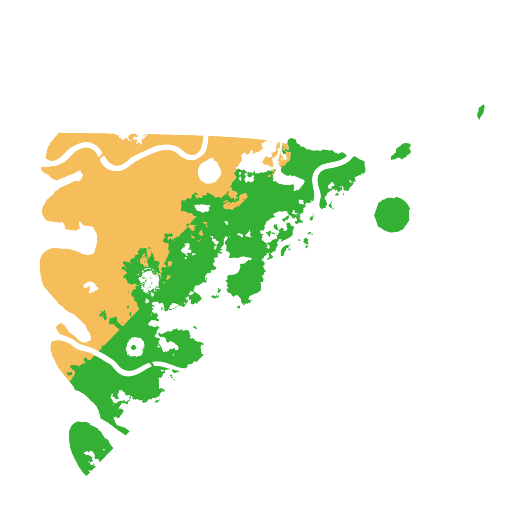 Biome Rust Map: Procedural Map, Size: 4100, Seed: 63186500