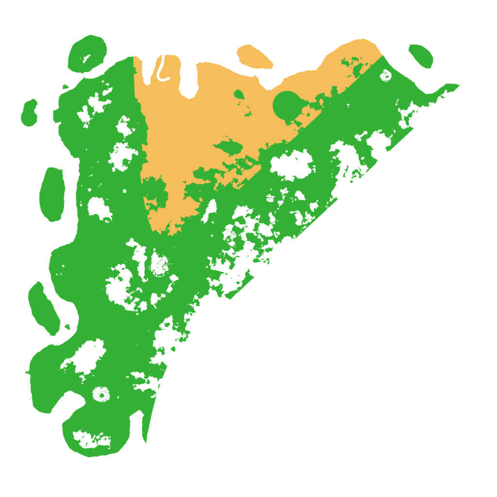 Biome Rust Map: Procedural Map, Size: 4500, Seed: 1999215862