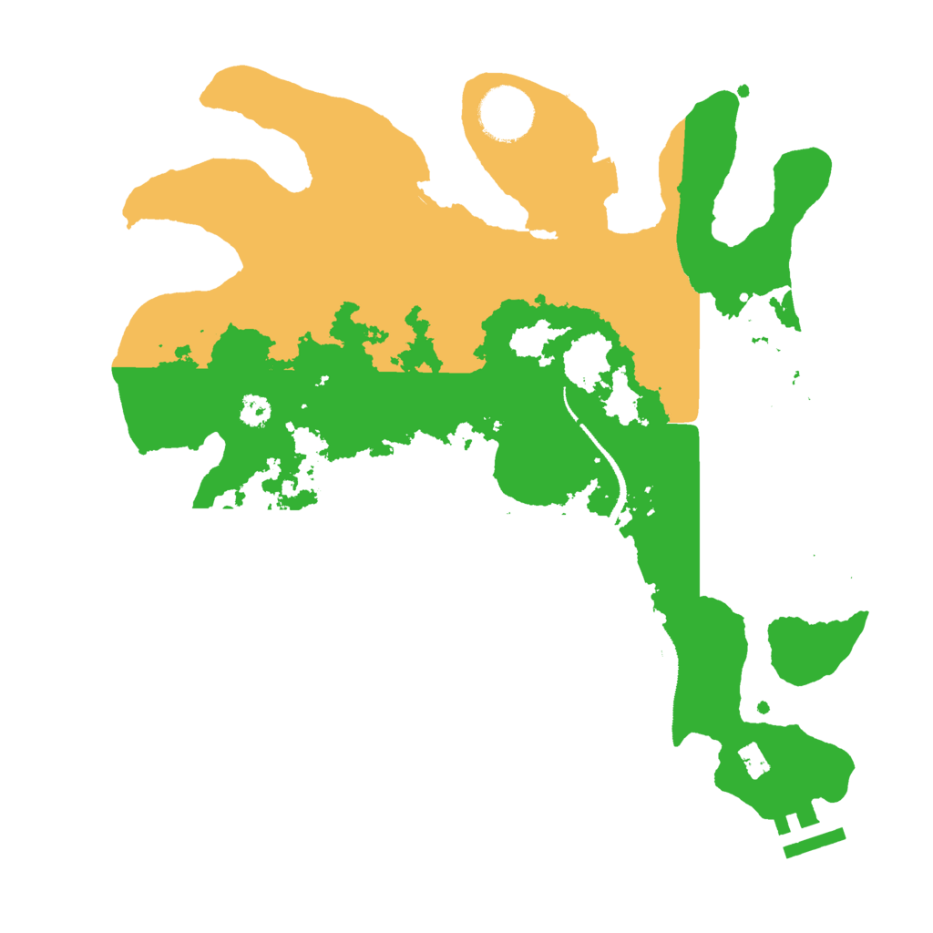 Biome Rust Map: Procedural Map, Size: 3000, Seed: 23815