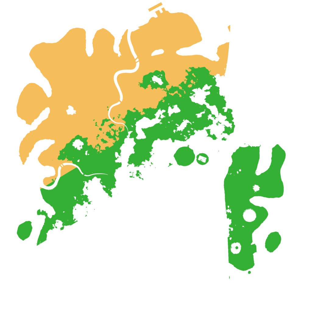 Biome Rust Map: Procedural Map, Size: 4250, Seed: 945813282