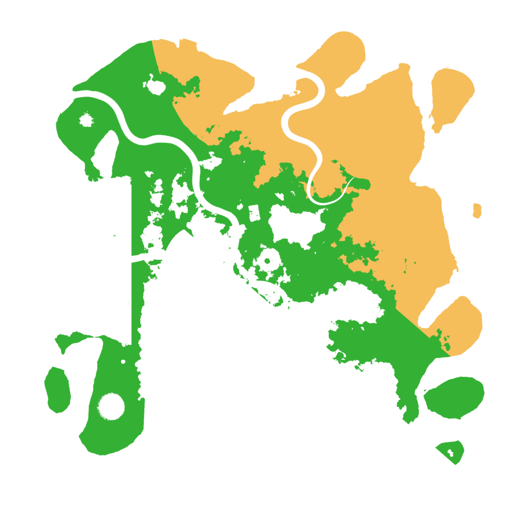 Biome Rust Map: Procedural Map, Size: 3500, Seed: 612296706