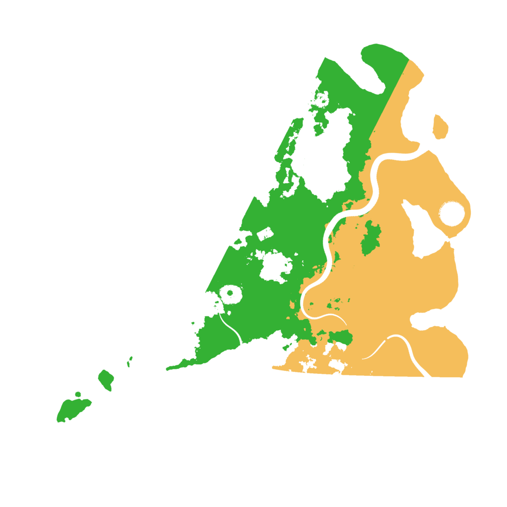 Biome Rust Map: Procedural Map, Size: 3600, Seed: 5245512