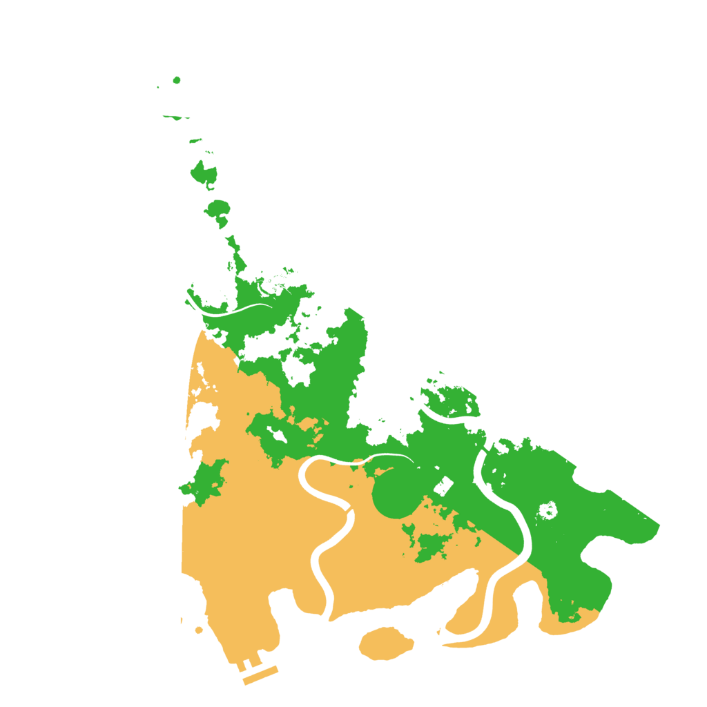 Biome Rust Map: Procedural Map, Size: 3950, Seed: 644259842