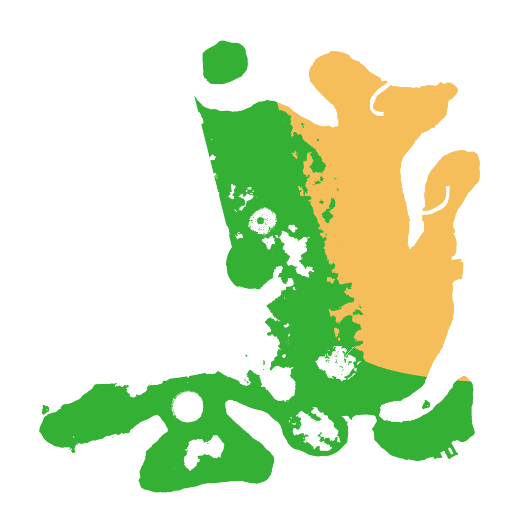 Biome Rust Map: Procedural Map, Size: 3000, Seed: 3216580