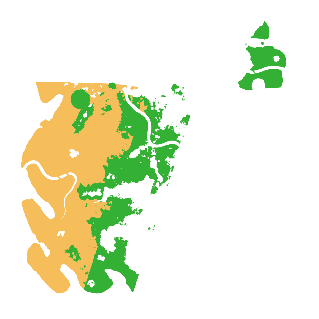 Biome Rust Map: Procedural Map, Size: 4500, Seed: 938288183